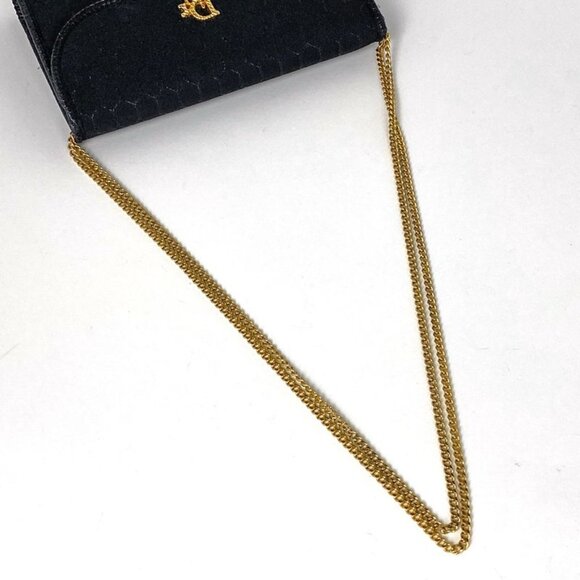 Christian Dior Honeycomb Pattern Chain Shoulder Bag 2-Way Clutch Bag - Picture 5 of 6